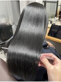 カット×ブルーブラック×髪質改善