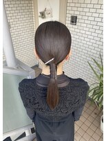 フェリーチェ(Felice)&nbsp;参列ヘア　結婚式ヘア　タイトアレンジ　ローポニー