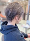 【大人可愛い20代30代40代】ショート×シルバー