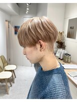 メンズペレ 渋谷(MEN'S PELE)&nbsp;ニュアンスパーマ/韓国マッシュ/スパイキーショート/渋谷