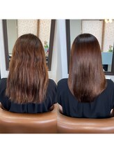 ベルサロンドゥコワフュール(Belle salon de coiffure) うねり、広がりのお悩みはsinsストレートで解決！