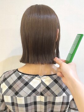 モリオ フロム ロンドン 成増店 【morio成増/宇佐美】こなれ切りっぱなしボブスタイル