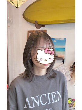 【小顔ヘア】顔まわりレイヤー..~*＊.