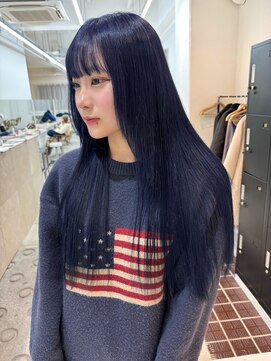 ニュート(Neut ) ネイビーカラー/ブリーチ1回/ダブルカラー/ケアブリーチ