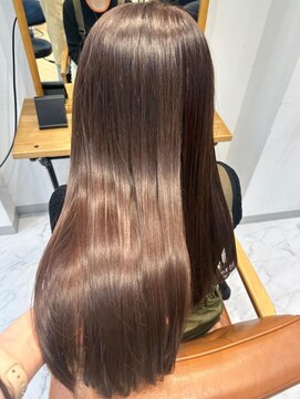 ユニ バイ マグ 長野店(Uni.by Mag) 美髪♪髪質改善カラー大人可愛い艶髪ベージュ