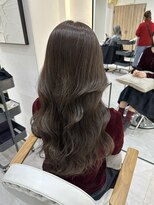 ジーナ 博多筑紫口(Zina) 艶髪モカグレージュ×ゆるふわ巻き!【福田れん】博多美容室