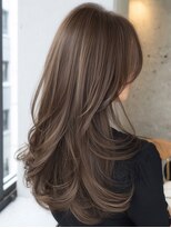 ハーツ 青山表参道店(Heart's) 白髪ぼかし脱白髪染め似合わせレイヤーカット40代50代60代