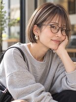 コノアラボ 守谷店(Conoah labo)&nbsp;白髪ぼかしハイライト/キッズカット/ツートンカラー/守谷