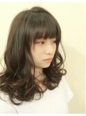 【morio池袋】黒髪スウィングカール