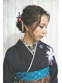 成人式 アップスタイル