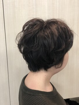 ヘアークリアー 春日部 大人可愛いナチュラルショート×ゆるふわパーマ/30代40代50代