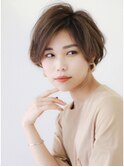 30代40代にオススメ！大人ひし形ショートボブ