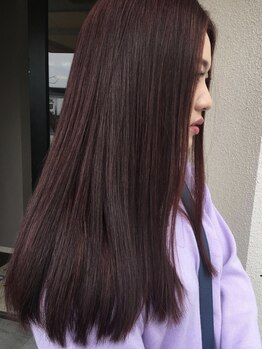 ヘアーメイク リノ(hair make lino)の写真/髪にお悩みがある方必見♪こだわりの痛みにくい商材で、寝起きでも可愛いナチュラルなストレートヘアに★