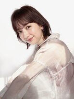 ミンクス 青山店(MINX)&nbsp;【MINX清水】ひし形シルエット外ハネボブ 表参道　髪質改善