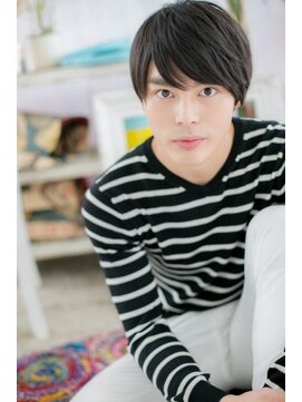 ヘアアンドビューティー ミック(Hair & Beauty miq) ネビージュ斜めバングナチュラルショートマッシュa1