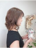 《era》透明感　ラベージュ　こなれミディ　犬くん　みわ