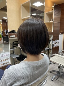 ブレス 小阪店(brace) マッシュショート×メルティカラー