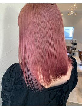 ルーツ(ROOTS) ブリーチあり/ピンクカラー