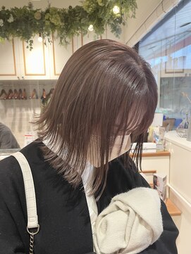 ネオリーブ クタ 町田店(Neolive kuta) 切りっぱなしボブ×ラベンダーベージュ【町田/町田駅】