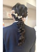 ルーズ編みおろしアレンジ