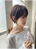 とことんキュートなナチュラルショートボブ 20代/30代/40代