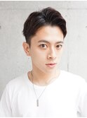 ツーブロックベリーショート×七三オールバック