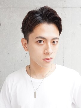 マイロ(mailo) ツーブロックベリーショート×七三オールバック