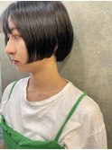 切りっぱなしボブ