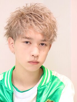 オーシャントーキョー 大阪(OCEAN TOKYO) ハイトーン カラー ブリーチ メンズヘア メンズ ショート