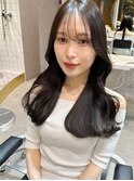 大人ガーリー×ブリーチなし◎前髪/顔周り×韓国ロング[新宿]