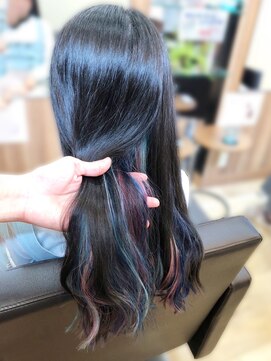 ヴァンクラウドフロムコウベ 恵庭店(VENT CLOUD from KOBE) 20代30代40代大人可愛いインナーカラー透明感ユニコーン