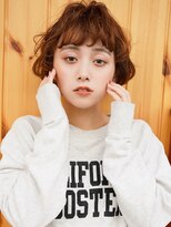 ブゾン(buZon)&nbsp;【buZon ブゾン】マッシュボブふんわりカールチョコレートカラー