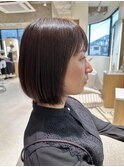 ぷつんと◎さらつや◎酸性ストレート◎【ボブ】
