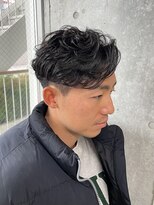 ワンズ リー 下北沢店(ONE's ly) ハイライト/マッシュパーマ／ウルフ/アッシュブラック/下北沢駅
