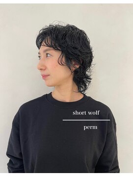ザックラフィネ(ZACC raffine) short  wolf パーマ