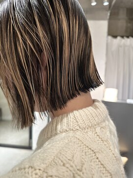 パーク(PARK) ミニボブショートボブハイライトアンブレラグラデーションカラー