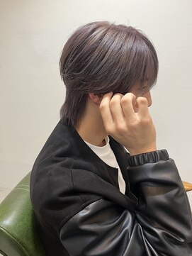 ヘアデザイン ジル(Jill) ラベンダーグレージュ/シースルーマッシュウルフ