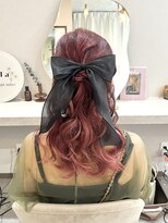 ミラ(Mila)&nbsp;飾り持ち込みOK！定番ふんわりハーフアップ♪ リボン