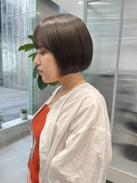 ガリカ 大名(Gallica) 【森千晶】ブリーチなしダブルカラーでつくるオリーブグレージュ