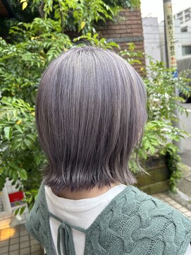 ノエル(noele) 外ハネボブ ラベンダーカラー