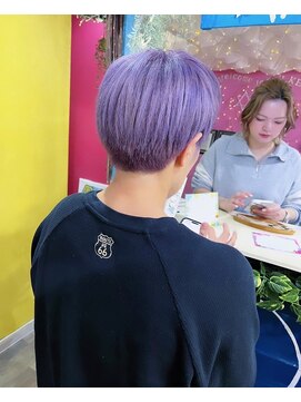 トーク 武庫之荘(TAL'KE) TAL’KE武庫之荘/刈り上げショート×ラベンダー_389