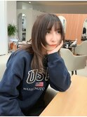 小顔レイヤーウルフスタイル