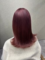 ネウィ 秋田(newi)&nbsp;ブリーチなしでピンクカラー