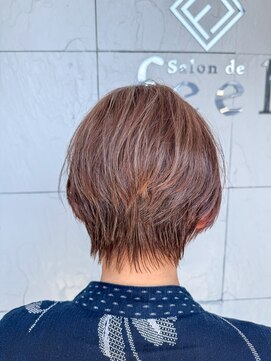 サロンドフィール(Salon de feel) ショート　ひし形　白髪ぼかし