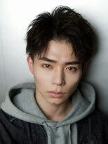 ルーシー 渋谷(LUCEY)&nbsp;センターパートフェザーパーマシャドウパーマメンズパーマ