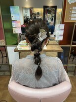 グート ヘアーメイク(gut HAIR MAKE)&nbsp;ローポニーアレンジ！