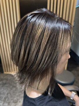 エーメイド(A made) ブリーチ×バレイヤージュ×髪質改善×３０代×４０代×５０代