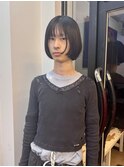 前上がりミニボブ