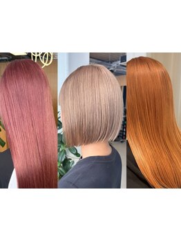 《ダメージレスで透明感のあるカラーを実現♪》ツヤ・質感をコントロールしながらあなたの理想の髪色へ…☆