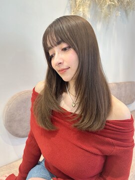 大人ガーリー/ダークアッシュ/似合わせカット［溝の口］